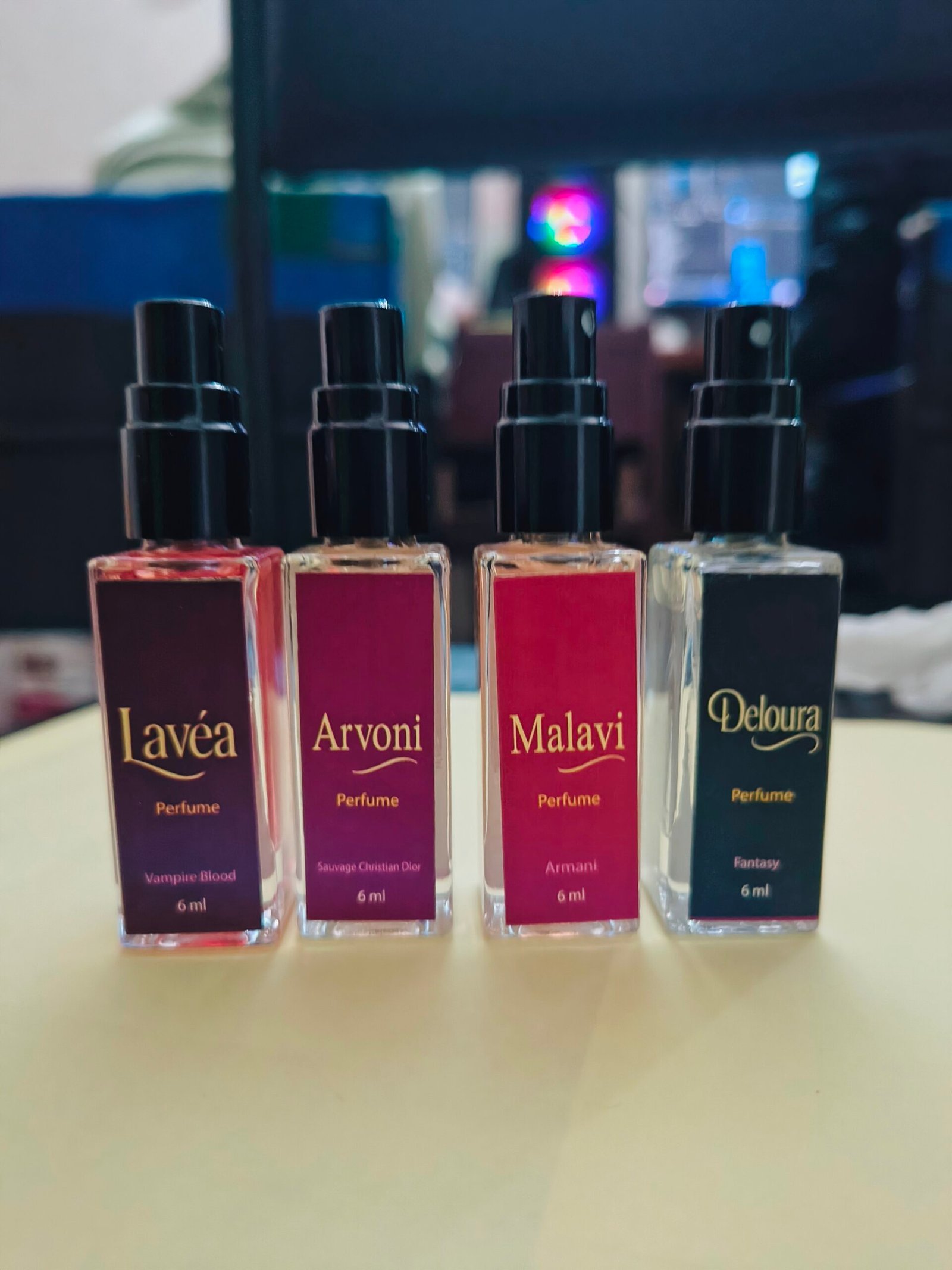 Pocket Perfume for Men (4x6ml) – Long-Lasting Inspired Combo: Arvoni, Malavi, Lavea, Deloura - Image 3