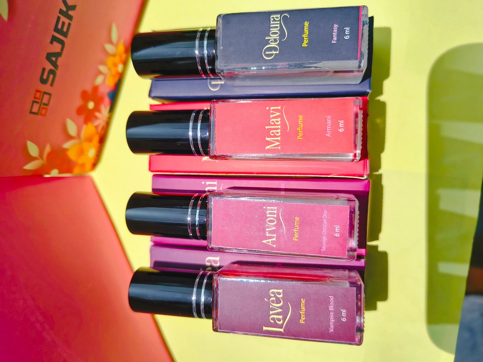 Pocket Perfume for Men (4x6ml) – Long-Lasting Inspired Combo: Arvoni, Malavi, Lavea, Deloura - Image 4